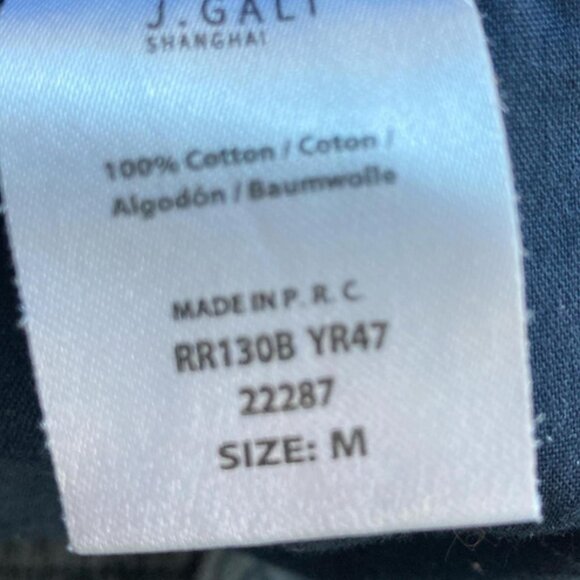 J. Galt Navy Blue High Waisted Straight Leg Corduroys Medium EUC - Picture 6 of 6